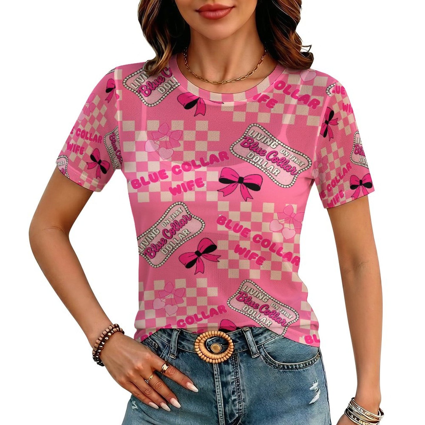 Short Sleeve Mesh T-Shirt